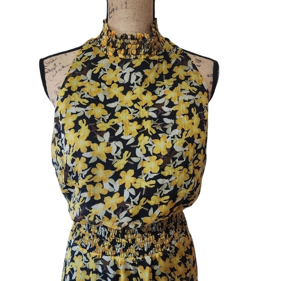 Sam Edelman Asymmetrical High-Low Flotal Sundress - 12 - Picture 2 of 10